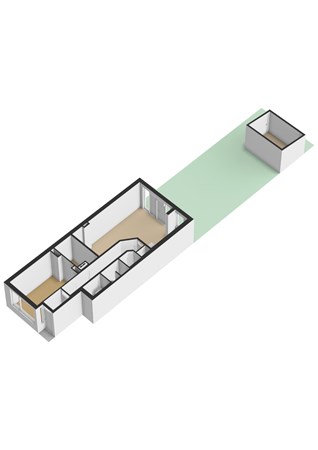 Floorplan - Keucheniusstraat 25B, 3038 SK Rotterdam